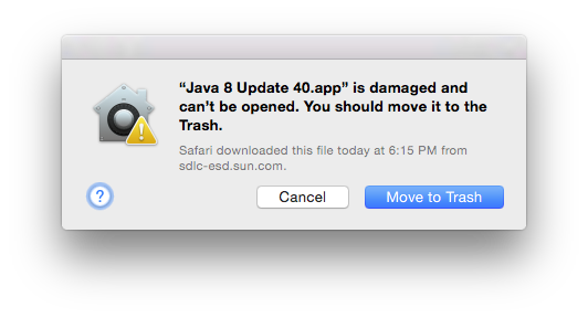 Damaged Java 8