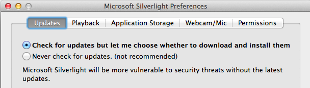SilverlightUpdates